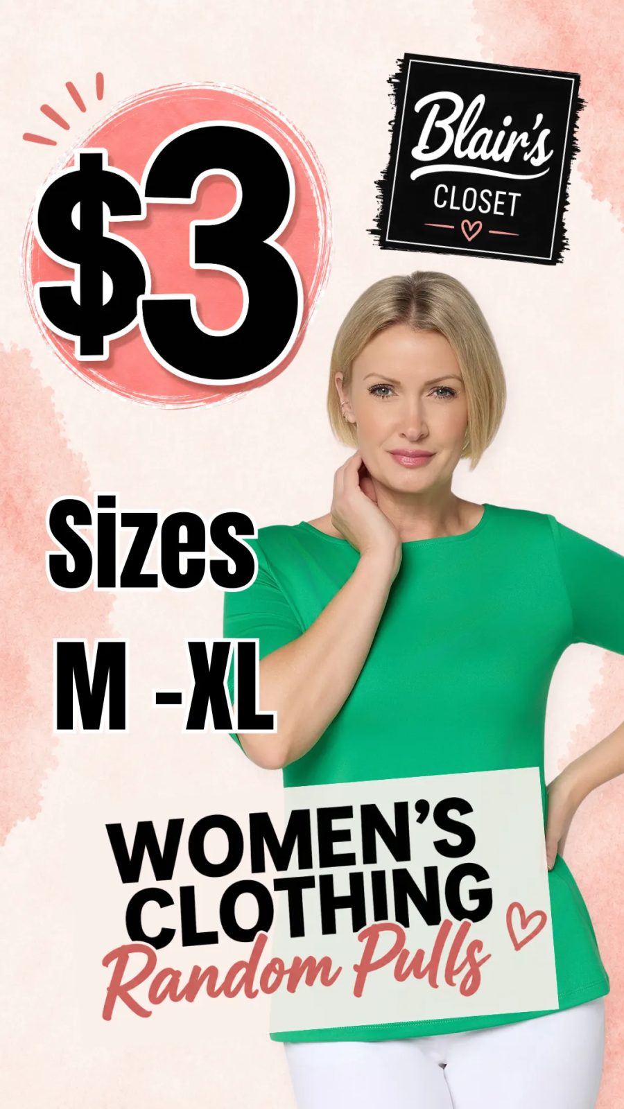 $3 Starts! QVC Random Pulls | Sizes M–XL